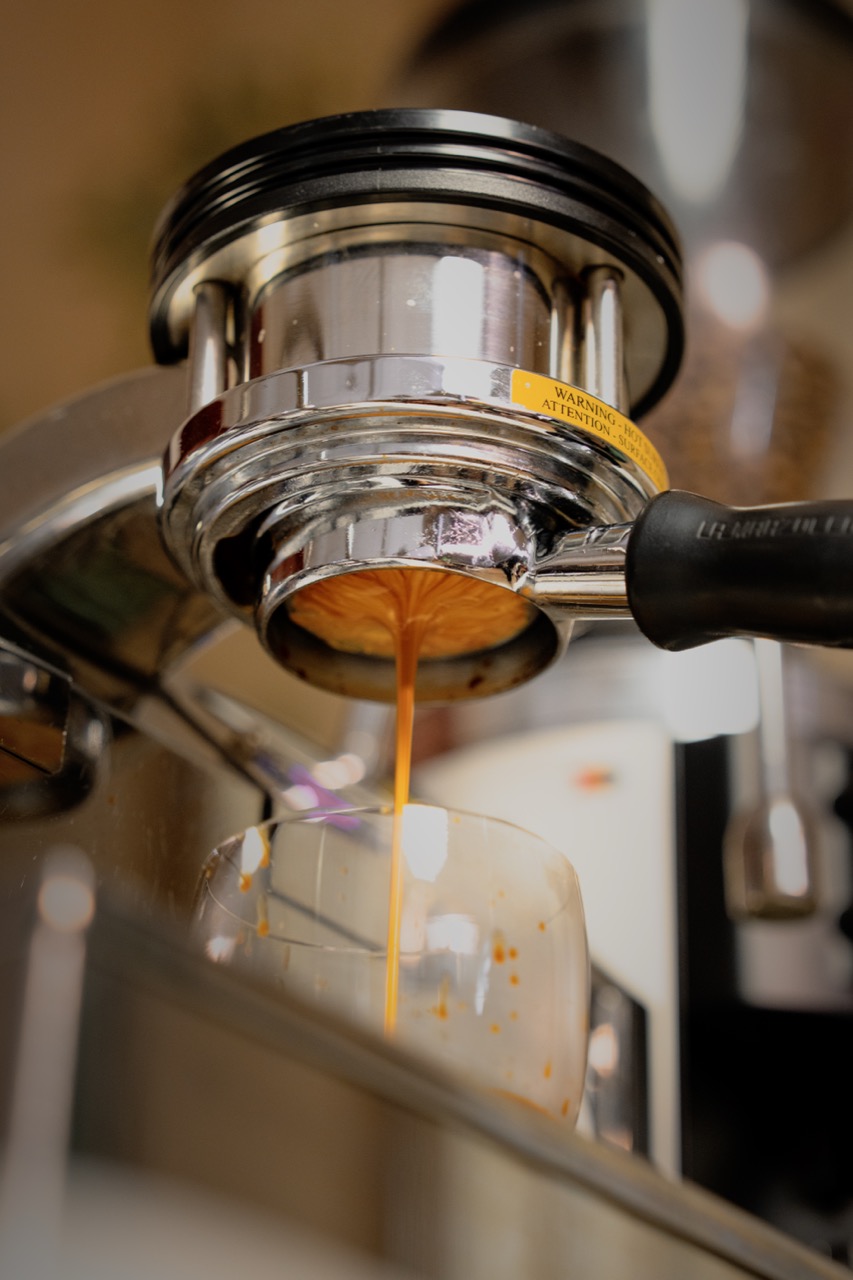 BrewJoy craft coffee bar at a film production set in Southern California
